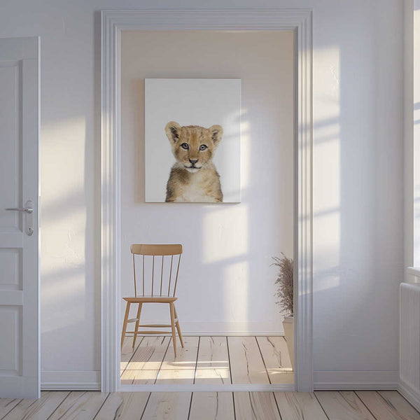 Tablou canvas „Baby Lion” de Kathrin Pienaar