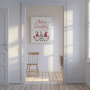 Tablou canvas „Merry Christmas Gnomes” de Kristina N. - SoulArt Shop