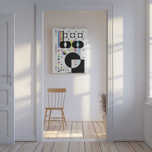 Tablou canvas „CMYK” de SERGIO ORTIZ