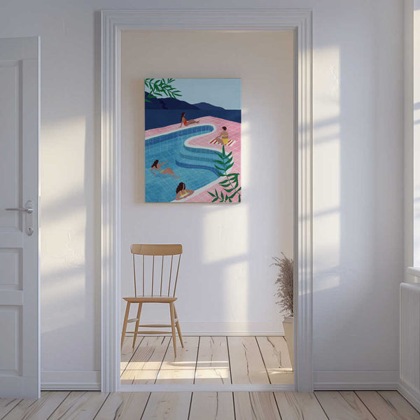 Tablou canvas „Pool Ladies” de Maja Tomljanovic