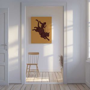 Tablou canvas „RODEO CAT” de Adam Lawless
