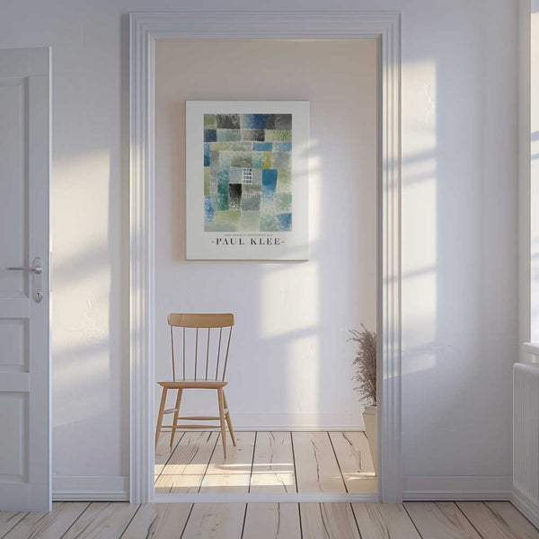 Tablou canvas „First House in a Settlement 1926” de Paul Klee