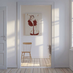 Tablou canvas „Portrait Of A Model Beige” de Francesco Gulina