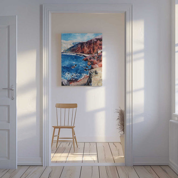 Tablou canvas „Red Sand Beach” de Pauline Wegman | Key and Sea Creative