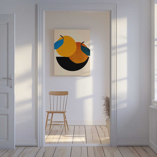 Tablou canvas „Two Oranges” de Kubistika