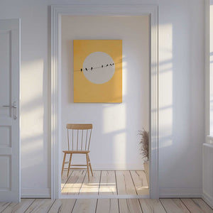 Tablou canvas „Chirping and Chilling” de Kubistika