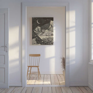 Tablou canvas „Giant White Tiger” de Florent Bodart