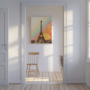 Tablou canvas „Eiffel Tower Rainbow” de Florent Bodart