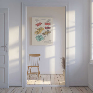 Tablou canvas „Lego Colors” de Florent Bodart