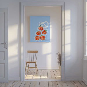 Tablou canvas „Tomatoes in Mesh” de Athene Fritsch