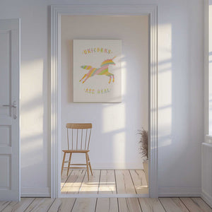 Tablou canvas „Unicorns Are Real” de Florent Bodart
