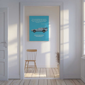 Tablou canvas „Back To the Future Standard Wall Art” de WallChart Art Studio