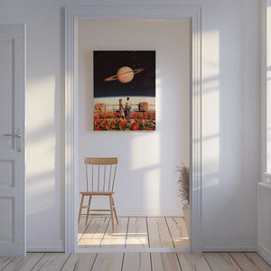 Tablou canvas „Lovers In Space” de Taudalpoi