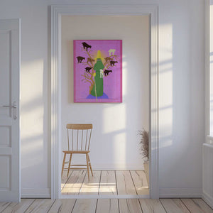 Tablou canvas „Holy Woman Herder” de Jota de jai