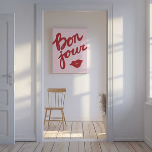 Tablou canvas „Bonjour Kiss” de Athene Fritsch