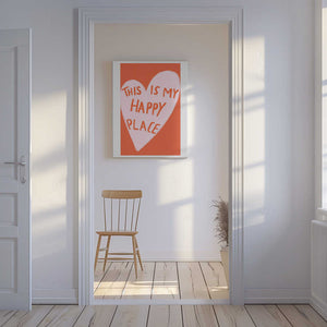 Tablou canvas „Happy Heart Message” de Athene Fritsch