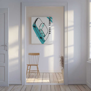 Tablou canvas „Travel Cuba Blue” de jay stanley