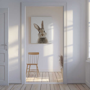 Tablou canvas „Peekaboo Bunny” de Lola Peacock