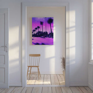 Tablou canvas „Aesthetic Cali Drive” de Ritvik takkar
