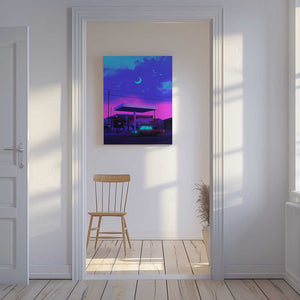 Tablou canvas „Neon Night” de Ritvik takkar