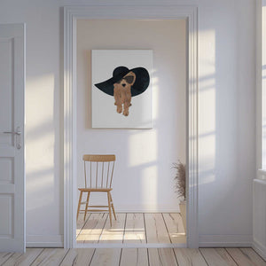 Tablou canvas „Cockapoo Sun Hat” de Sarah Manovski