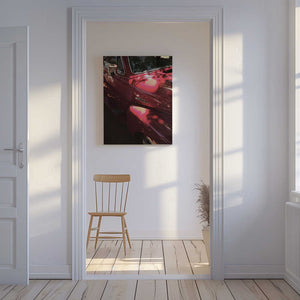 Tablou canvas „Crimson Classic Ride” de Shot by Clint
