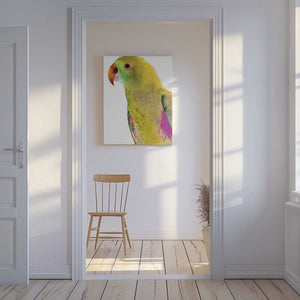 Tablou canvas „Vibrant Parrot Profile” de Shot by Clint