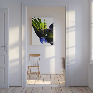 Tablou canvas „Vivid Bird Glance” de Shot by Clint