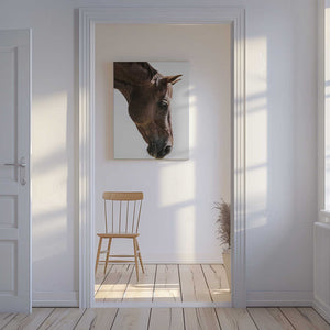 Tablou canvas „Portrait of a Horse Head” de Shot by Clint