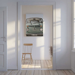 Tablou canvas „Classic Design In Soft Green Tones Cars” de Shot by Clint