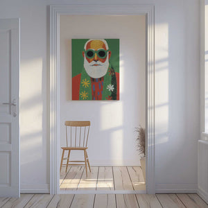 Tablou canvas „Sunny Santa Style” de Treechild