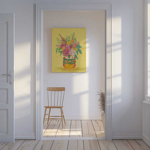 Tablou canvas „Flowers In a vintage Honey Can” de Raissa Oltmanns