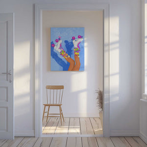 Tablou canvas „Skate like a Girl” de Raissa Oltmanns