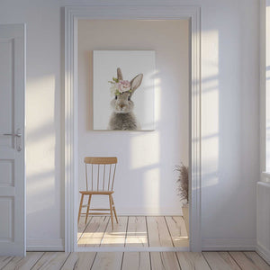 Tablou canvas „Floral Bunny” de Lola Peacock