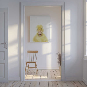 Tablou canvas „Peekaboo Baby Duck” de Lola Peacock