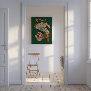Tablou canvas „Asiantiger Green” de Arty Guava