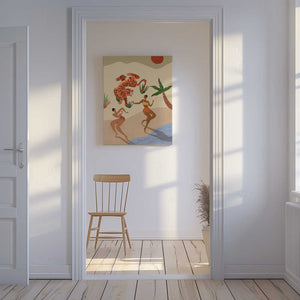 Tablou canvas „Dancing Tiger” de Arty Guava