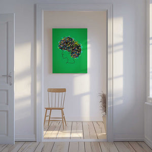Tablou canvas „Afro Lights” de Artem Pozdniakov