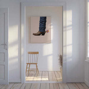 Tablou canvas „Not Serious Cowboy” de Artem Pozdniakov