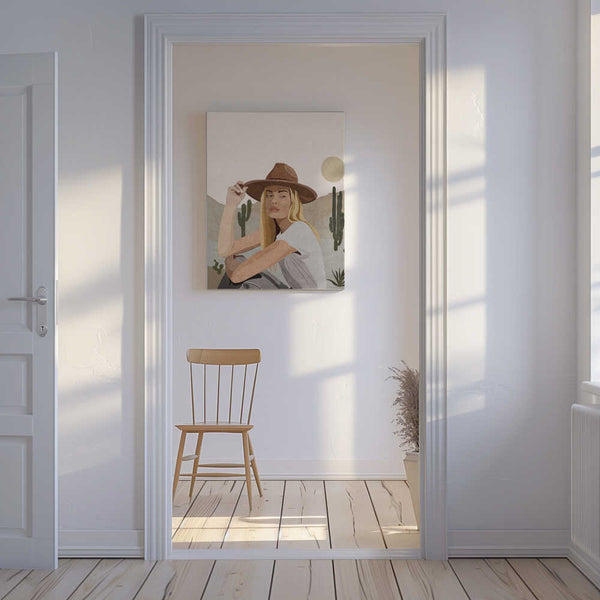 Tablou canvas „Cowgirl” de Emel Tunaboylu