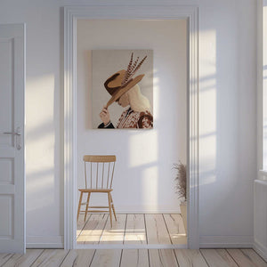 Tablou canvas „Feathered Elegance” de Emel Tunaboylu