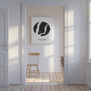 Tablou canvas „Circular Cityscape” de THE MIUUS STUDIO