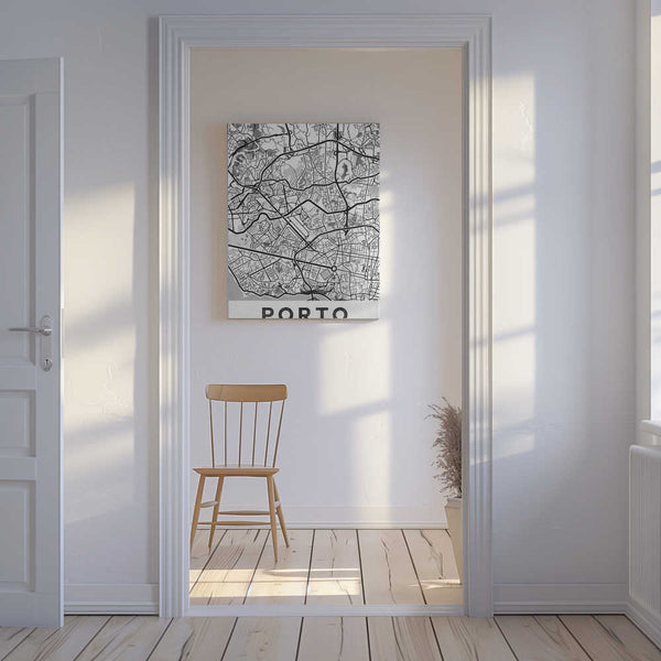 Tablou canvas „Porto City White” de StudioSix