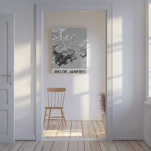 Tablou canvas „Rio De Janeiro White” de StudioSix