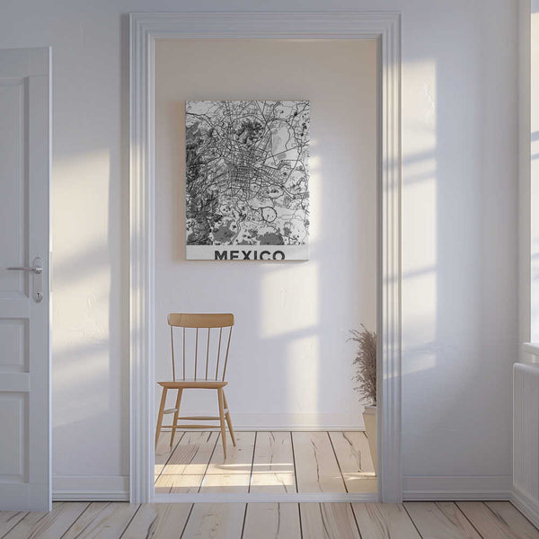 Tablou canvas „Mexico City White” de StudioSix