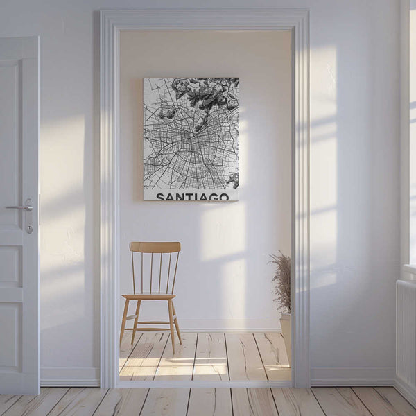 Tablou canvas „Santiago White” de StudioSix
