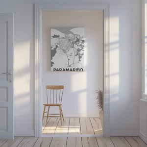 Tablou canvas „Paramaribo White” de StudioSix