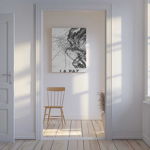 Tablou canvas „La Paz White” de StudioSix