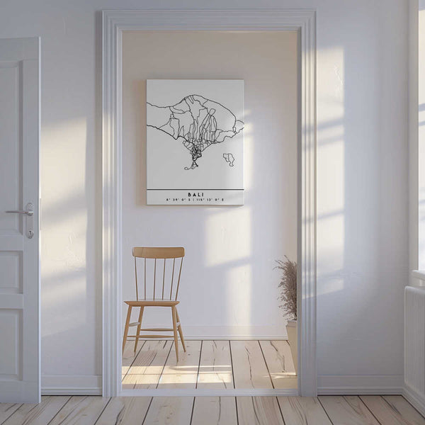 Tablou canvas „Black Maps 07” de Emiliano Deificus