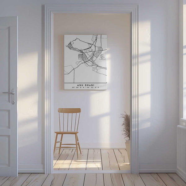 Tablou canvas „Black Maps 01” de Emiliano Deificus